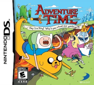 Adventure Time - Hey Ice King! Why'd You Steal Our Garbage!! (USA) box cover front